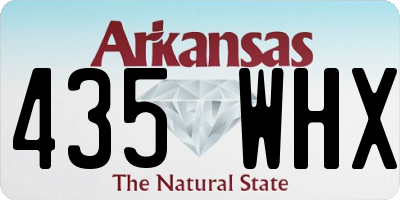 AR license plate 435WHX