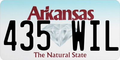 AR license plate 435WIL