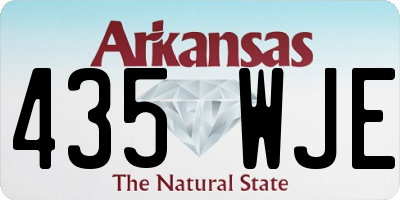AR license plate 435WJE