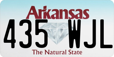 AR license plate 435WJL