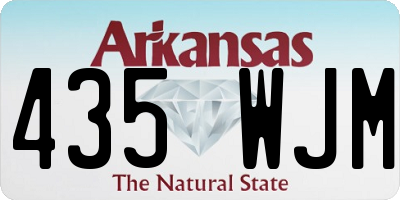 AR license plate 435WJM