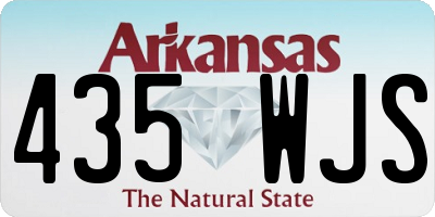 AR license plate 435WJS