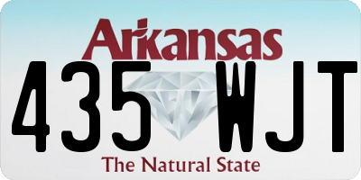 AR license plate 435WJT