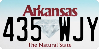 AR license plate 435WJY