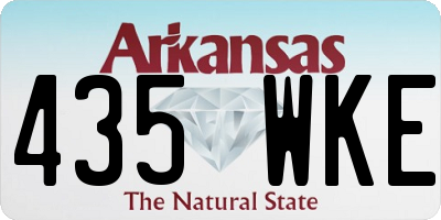 AR license plate 435WKE