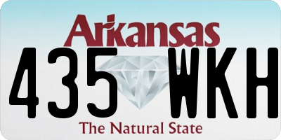 AR license plate 435WKH