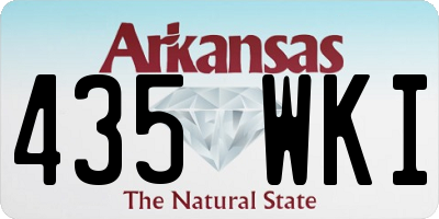 AR license plate 435WKI
