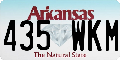 AR license plate 435WKM
