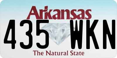 AR license plate 435WKN