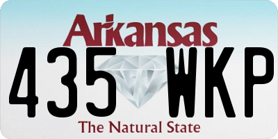 AR license plate 435WKP