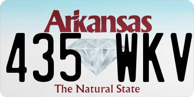 AR license plate 435WKV