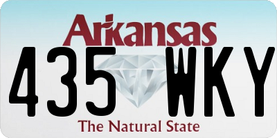 AR license plate 435WKY