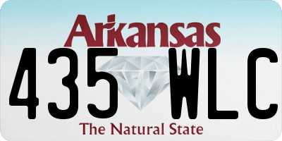 AR license plate 435WLC