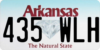 AR license plate 435WLH