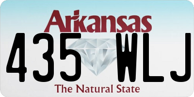 AR license plate 435WLJ