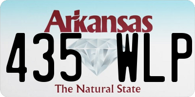 AR license plate 435WLP