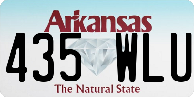 AR license plate 435WLU