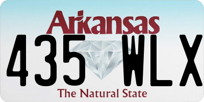 AR license plate 435WLX