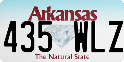 AR license plate 435WLZ
