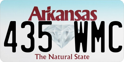 AR license plate 435WMC