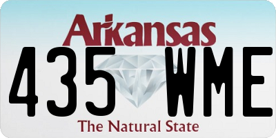 AR license plate 435WME