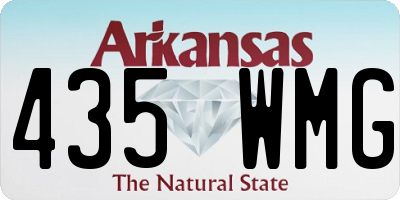 AR license plate 435WMG