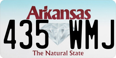 AR license plate 435WMJ