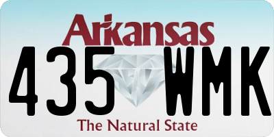 AR license plate 435WMK