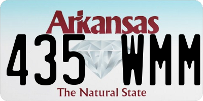 AR license plate 435WMM
