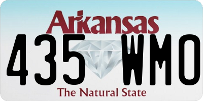 AR license plate 435WMO