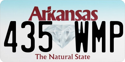 AR license plate 435WMP