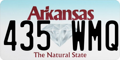 AR license plate 435WMQ