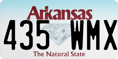 AR license plate 435WMX