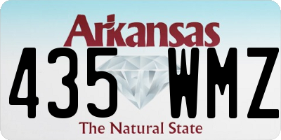 AR license plate 435WMZ