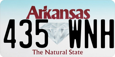 AR license plate 435WNH