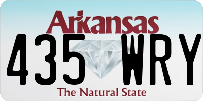 AR license plate 435WRY