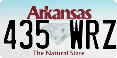 AR license plate 435WRZ