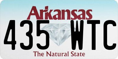 AR license plate 435WTC