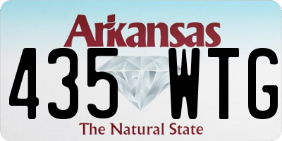 AR license plate 435WTG