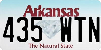 AR license plate 435WTN