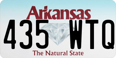 AR license plate 435WTQ