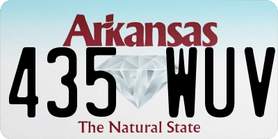 AR license plate 435WUV
