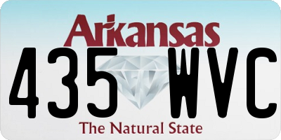 AR license plate 435WVC