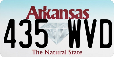 AR license plate 435WVD