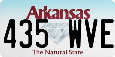 AR license plate 435WVE