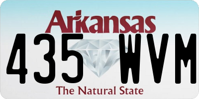 AR license plate 435WVM