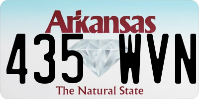 AR license plate 435WVN