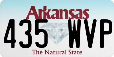 AR license plate 435WVP