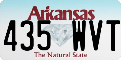 AR license plate 435WVT