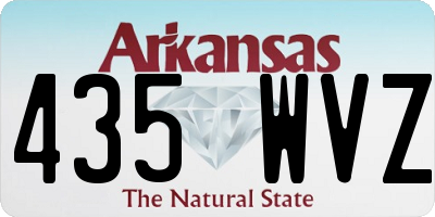 AR license plate 435WVZ